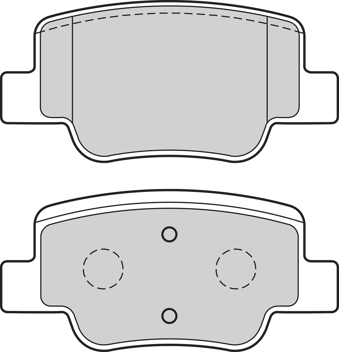 Jeu de 4 plaquettes de frein VALEO ref. 302598